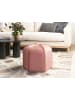 Beliani Pouf WISHEK in Rosa - (W) 45 x (H) 40 x (L) 45 cm