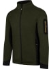 Normani Outdoor Sports Herren Strick-Fleecejacke Wapusk in Oliv