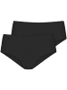 Viania 2er Pack Panty in schwarz
