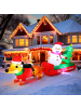TDubhe Aufblasbarer Weihnachtsschneemann in Bunt 310x65x121 cm