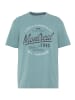 Man's World T-Shirt in türkis melange