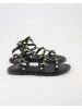 Terry Sandalen in Schwarz