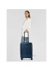 Polestream Paris 4 Rollen Kabinentrolley 55 cm mit Dehnfalte in blue metallic