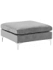 Beliani Ottomane EVJA in Grau - (W) 85 x (H) 48 x (L) 85 cm