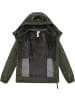 ragwear Fleecejacke Cousy Short Bonded in Dark Olive