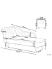 Beliani Chaiselongue NIMES in Grün/Schwarz - (W) 169 x (H) 79 x (L) 65 cm
