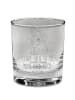 Mr. & Mrs. Panda Whiskey Glas Hund Entspannen mit Spruch in Transparent