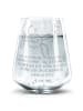 Mr. & Mrs. Panda Trinkglas Spinne Agathe Motivation mit Spruch in Transparent