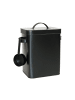 relaxdays 2 x Metallbox in Schwarz - 6,5 Liter