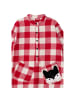 Denokids Overall Fox Plaid in rot