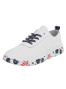 Ital-Design Freizeitschuh in Weiß und Dunkelblau