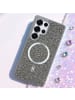 cadorabo Hülle für Samsung Galaxy S25 Ultra Glitzer Schutzhülle in Grau