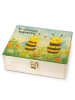 Mr. & Mrs. Panda Teebeutel Organizer Biene Verliebt Design mit S... in Weiß