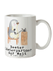 Mr. & Mrs. Panda Bedruckte Tasse Pinguin Bester Lästerpartner de... in Weiß