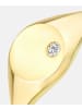 Vanlere Siegelring aus 375 Gelbgold mit Zirkonia