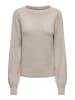 JDY Pullover 'RUE GLITTER' Beige