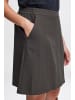 b. young BYMMIDDE SHORT SKIRT - LIGHT WOVEN A-shape in Dark Grey Mel. Pinstripe Mix