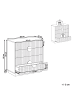 Beliani Kommode NUMURKAH in Braun/Gold - (W) 80 x (H) 85 x (L) 40 cm