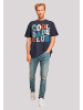 F4NT4STIC Heavy Oversize T-Shirt Cool Dads Club in marineblau