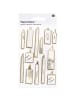 Rico Design Papeterie/PBS - 3D Sticker, Kerzen, FSC Mix