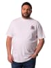 Men Plus Kurzarm T-Shirt in schneeweiß