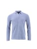 Marc O'Polo Polohemd mit langem Arm aus Organic Cotton in Blau