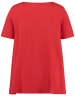 SAMOON T-Shirt Kurzarm Rundhals in Power Red