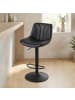 VASAGLE 4er-Set: Barhocker Tyra in Schwarz - (B)43 x (H)(88-108) x (T)46.5 cm