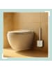 relaxdays Toilettenbürste in Silber - (B)9,5 x (H)40 x (T)10 cm