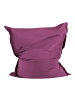 Beliani Sitzsack FUZZY in Violett - (W) 140 x (H) 20 x (L) 180 cm