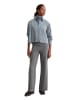 Marc O'Polo Crinkle-Streifenbluse relaxed cropped in Medium Blue