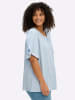 sheego Shirt in hellblau