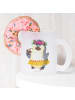 Mr. & Mrs. Panda Teetasse Pinguin Kokosnuss ohne Spruch in Transparent