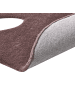 Beliani Kurzflor NAINITAL in Braun - (W) 160 x (L) 230 cm