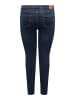 ONLY Carmakoma Skinny Jeans in Dark Blue Denim