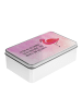 Mr. & Mrs. Panda Geschenkbox Flamingo Classic mit Spruch in Aquarell Pink
