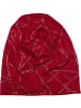 styleBREAKER Beanie Mütze in Bordeaux-Rot