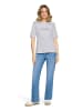 Betty Barclay Ringelshirt mit U-Boot-Ausschnitt in Weiß/Dunkelblau