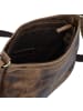 Greenburry Vintage Umhängetasche Leder 27 cm brown
