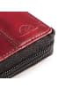 Greenburry Destressed Geldbörse RFID Schutz Leder 10.5 cm in deep red