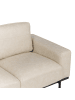 Beliani 3-Sitzer Sofa SOVIK in Beige - (W) 215 x (H) 72 x (L) 87 cm