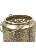 Beliani Laterne CORFU in Gold - (W) 15 x (H) 25 x (L) 15 cm
