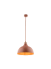 Licht-Erlebnisse Pendelleuchte Ø 34 x (T)170 cm in Ziegelrot Holz hellZiegelrot Holz hell