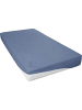 Primera Biber Spannbettlaken in blau
