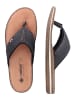 rieker Zehenstegsandalen Comfort in Schwarz