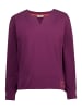 Gina Laura Sweatshirt in pflaume