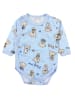 TupTam Baby Langarm Wickelbody im 5er Set in mint/weiß