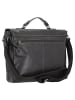 Pride and Soul Baggie Aktentasche Leder 35 cm Laptopfach schwarz