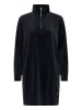 Oxmo Sweatkleid OXEBBA HALFZIP DRESS in Schwarz
