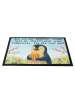 Mr. & Mrs. Panda Schuhabstreifer Pinguin Frühling Pommes Design ... in Weiß